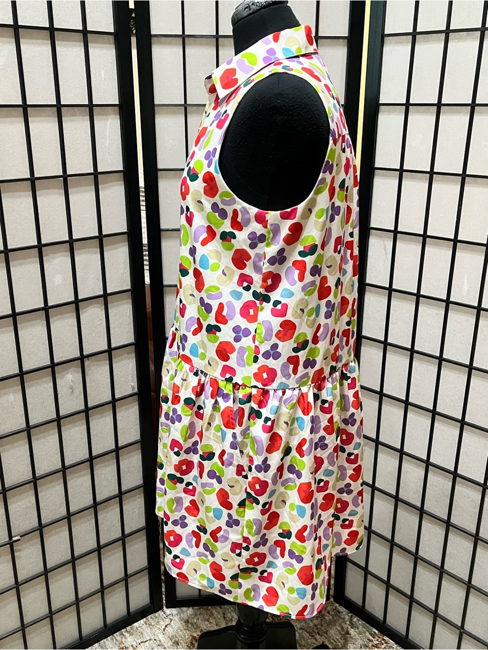 SSYS THE KENDALL SLEEVELESS COLLARED DRESS IN ANIMAL, WOMEN SIZE M - Picture 5 of 10
